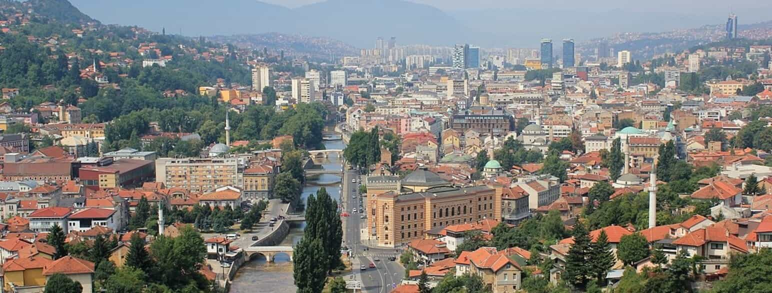 Udsigt over Sarajevo