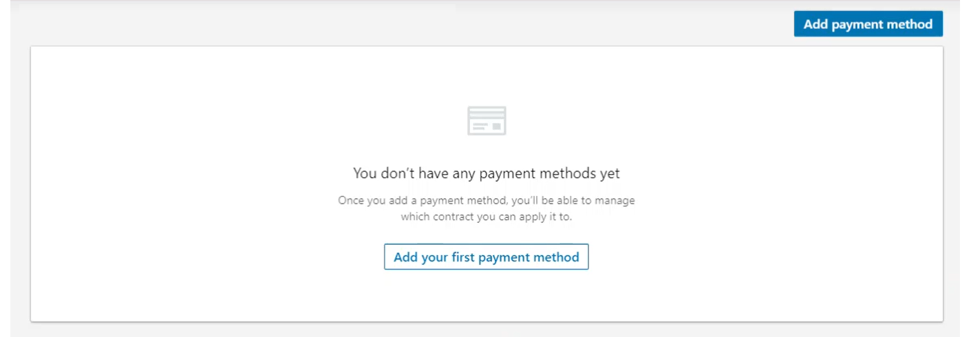 Add Payment Method