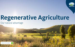 Image of regenerative agriculture presentation