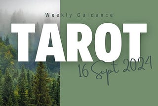 Three Tarot Readings: Week of September 16, 2024