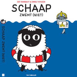 Schaap zwemt (niet)