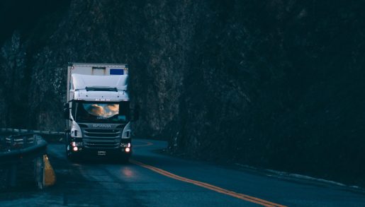 truck on local highway