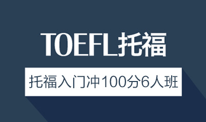 托福入门冲100分6人班