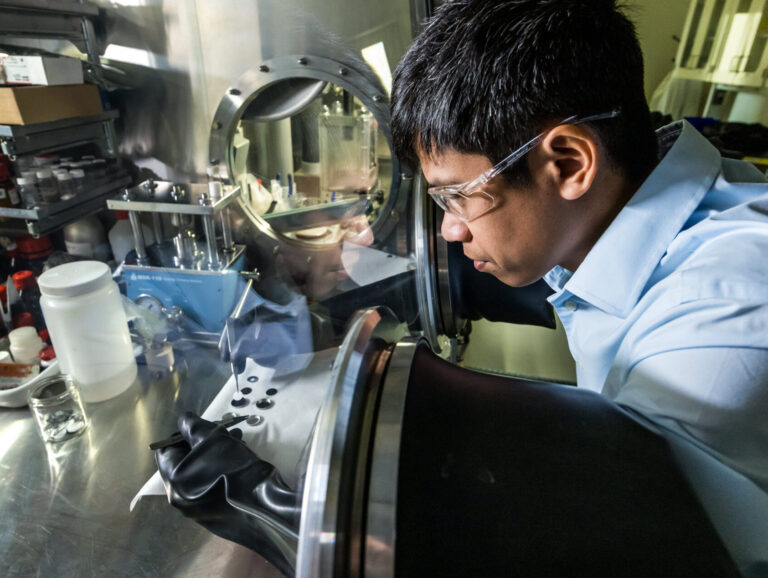 Man working in a lab