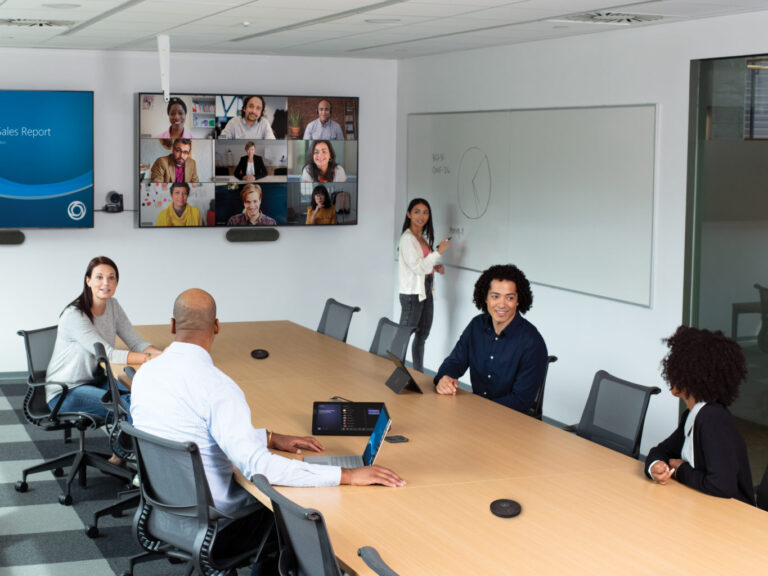 People working together in an office