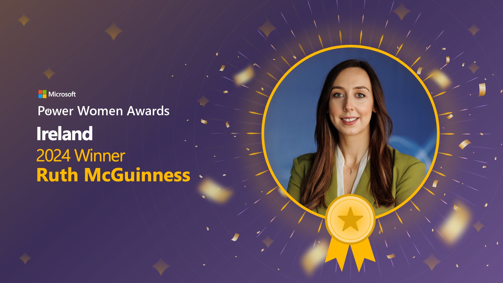 Ruth McGuinness 2024 Women Power Awards winner