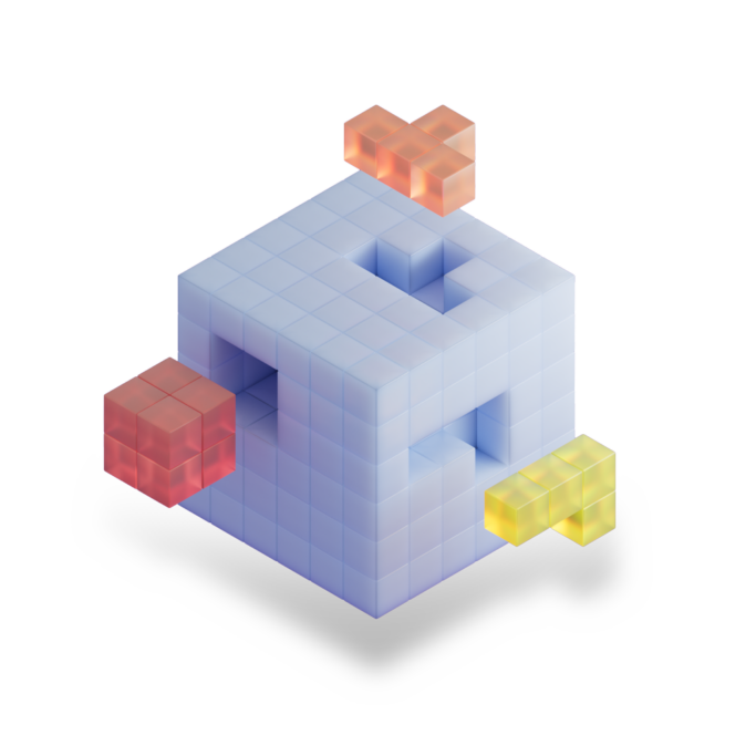 Tech blocks illustration