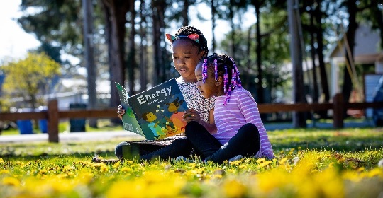 Taylor sisters reading