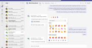 Expanded reactions in Microsoft Teams