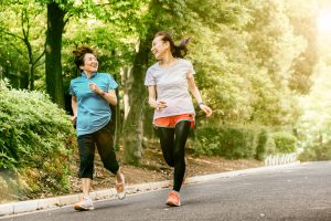 women jogging