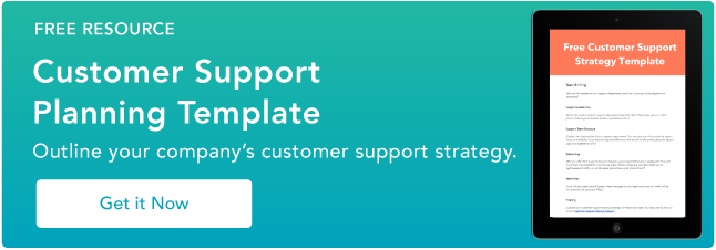 support plan