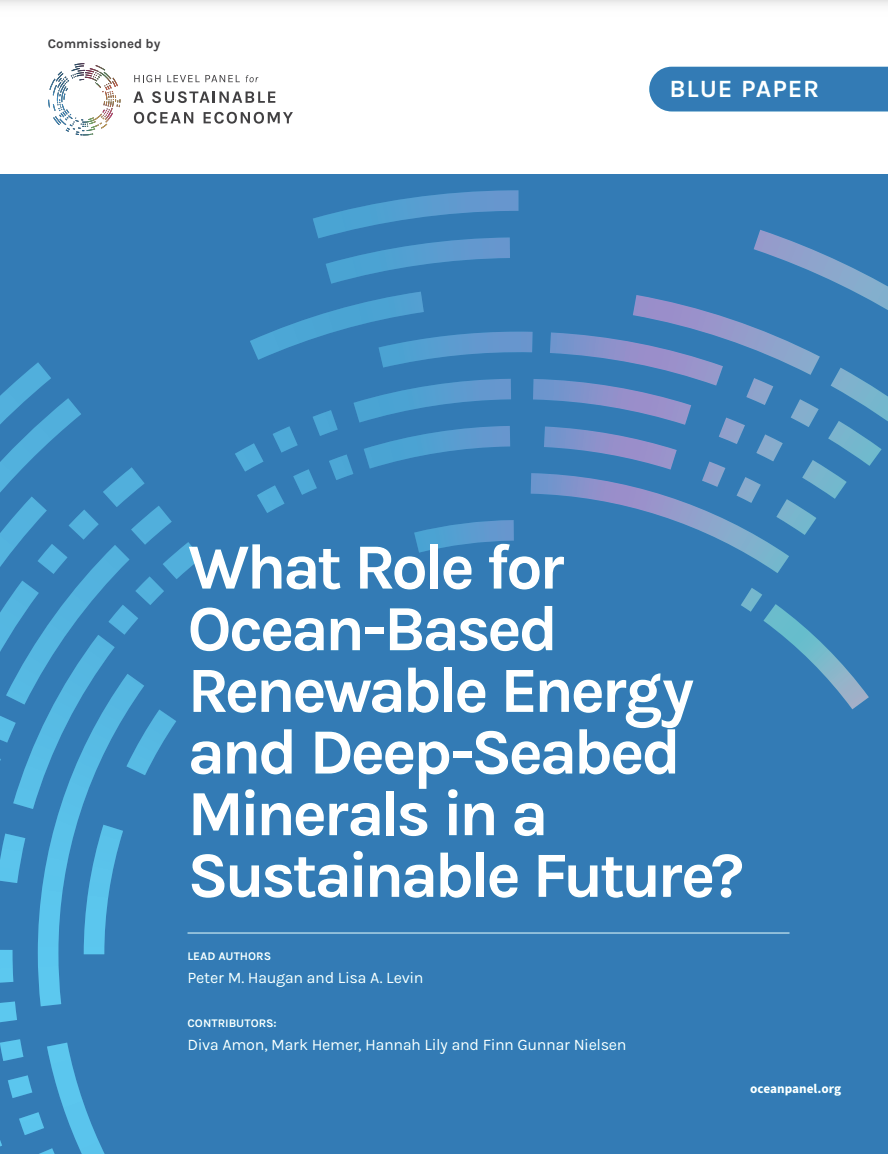 What Role for Ocean-Based Renewable Energy and Deep-Seabed Minerals in a Sustainable Future?