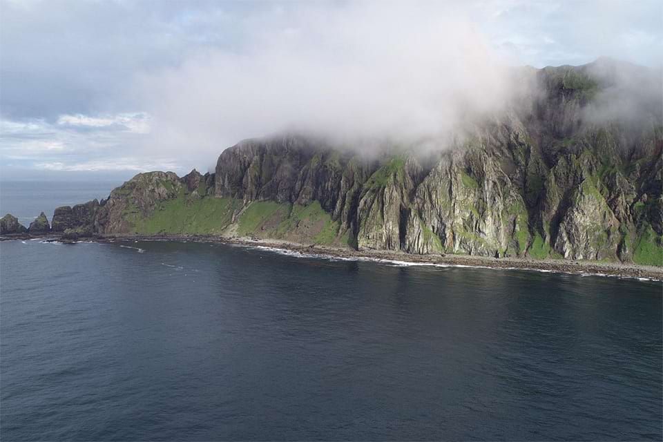 A photo of the coast in Alaska