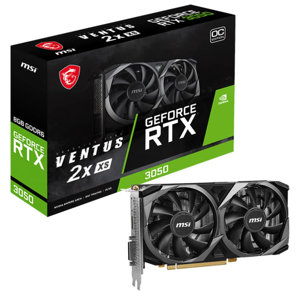 MSI GeForce RTX 3050 Ventus 2X XS 8G OC