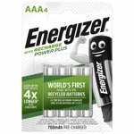 Energizer Power Plus AAA Ni-MH 700mAh 1.2V 4бр.