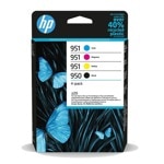 HP 950 Black/951 CMY Ink Cartridge 4-Pack 6ZC65AE