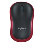 Logitech Wireless Mouse M185 Red