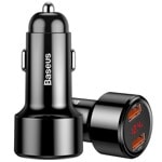 Baseus Dual USB QC 3.0 Car Charger 45W CCMLC20A-01