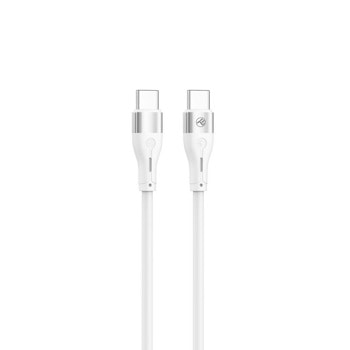 Tellur TLL155501 от USB-C м към USB-C м 1m бял