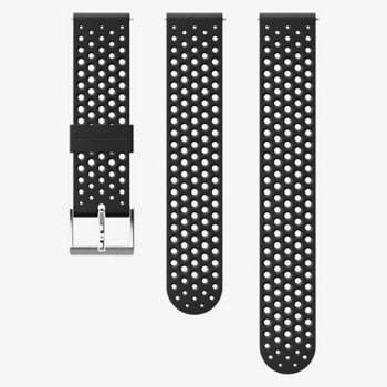 Suunto 20 ATH1 SILICONE STRAP BLACK/STEEL S+M