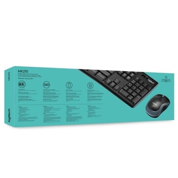 Keyboard Logitech Wireless Combo MK270