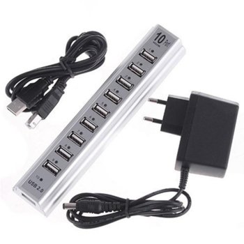 USB HUB 2.0 / 10 ports модел - H010