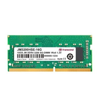 Transcend 16GB JM DDR4 3200Mhz SO-DIMM 1Rx8 2Gx8 C