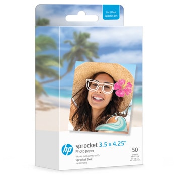 HP Sprocket Paper 3.50 x 4.25 50 Pack