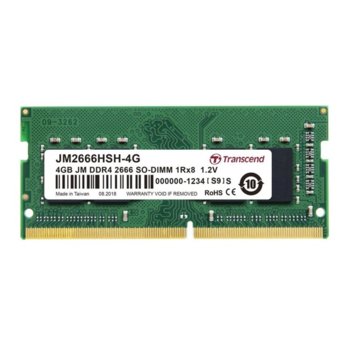 Transcend 4GB DDR4 2666 SO-DIMM JM2666HSH-4G