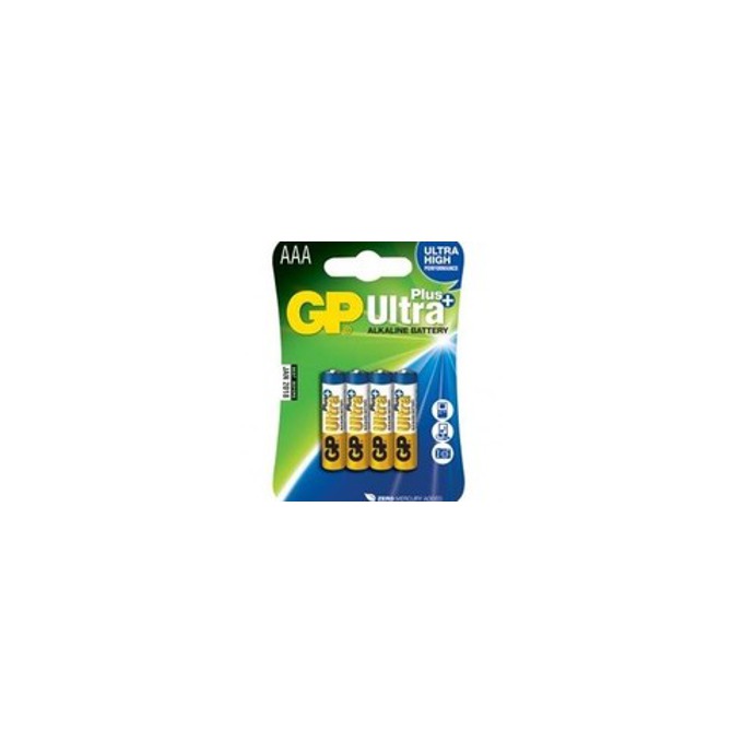 Батерия алкална GP Ultra PLus AAA, 1.5V, 4 бр.