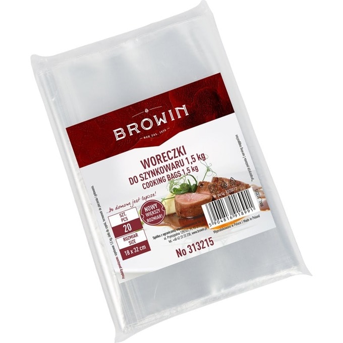 Browin Торбички за шунковар 1.5 кг -20 бр.