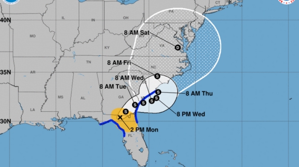 Hurricane Debby carousel slide