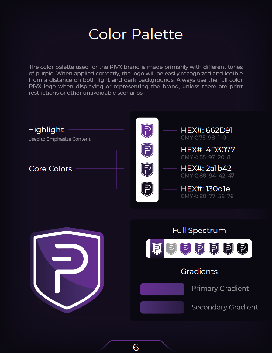 PIVX Color Palette