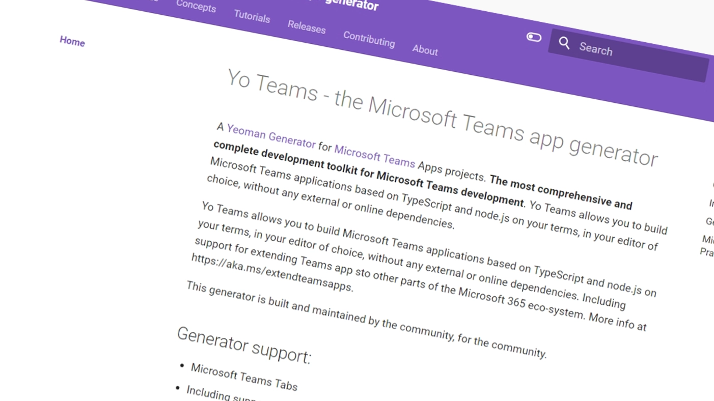 Teams Yeoman Generator‍