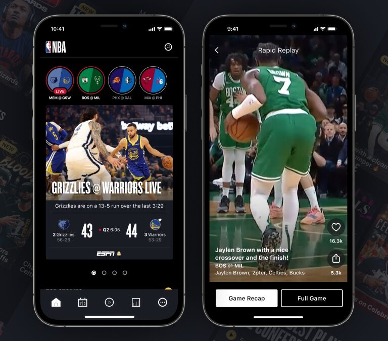 The NBA's new fan experience app