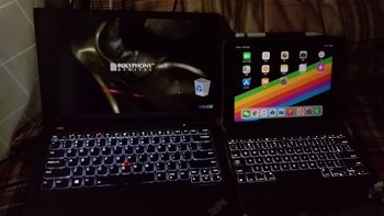 罗技制造 果版 Surface： Logitech Slim Combo（适用于第五代和第六代iPad）蓝牙键盘保护套开箱简测