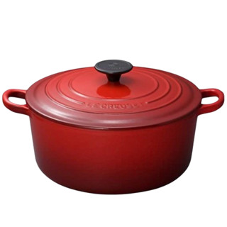 LE CREUSET 酷彩 铸铁汤锅 24cm 红色