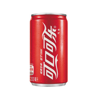 Coca-Cola 可口可乐 汽水 200ml*12听 迷你罐