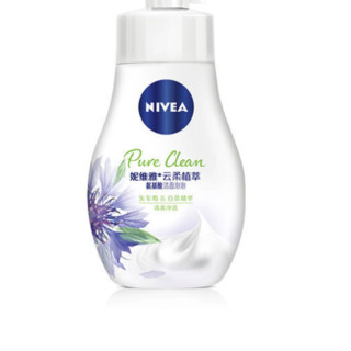 NIVEA 妮维雅 清爽净透云柔植萃氨基酸洁面泡泡 180ml