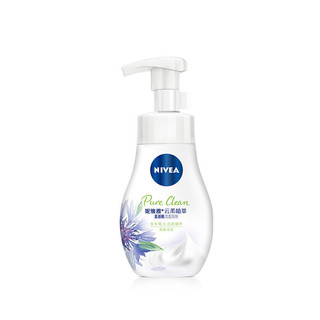 NIVEA 妮维雅 清爽净透云柔植萃氨基酸洁面泡泡 180ml