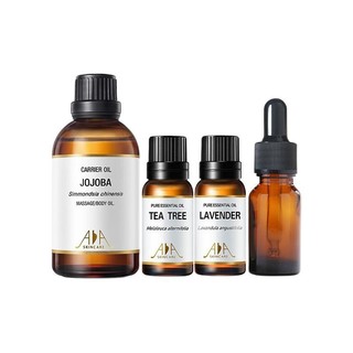 AA SKINCARE 英国AA网 补水控痘精油礼盒装 (荷荷巴油100ml+薰衣草精油10ml+茶树精油10ml+调配瓶)