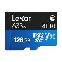 Lexar 雷克沙 633x Micro-SD存储卡 128GB（UHS-I、V30、U3、A1）