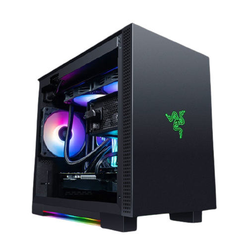 RAZER 雷蛇 战斧 迷你ITX 组装电脑 黑色（酷睿i7-10700F、RTX 3070 8G、16GB、250GB SSD、水冷)