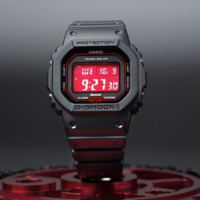 PLUS会员：CASIO 卡西欧 G-SHOCK系列 48.9毫米太阳能电波腕表 GW-B5600AR-1