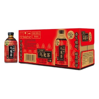 SUNTORY 三得利 无糖乌龙茶饮料 大红袍350ml*15瓶整箱装