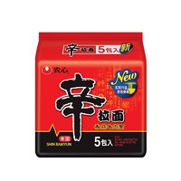 NONGSHIM 农心 香菇牛肉味辛拉面 120g*5包 辛拉面5连包