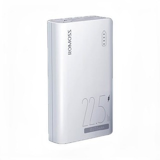 ROMOSS 罗马仕 PPH10-15 移动电源 白色 10000mAh Type-C/Micro-B/Lightning 22.5W 双向快充