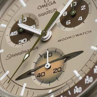 OMEGA 欧米茄 X swatch 斯沃琪 MISSION TO SATURN Speedmaster超霸系列 42毫米石英腕表 SO33T100