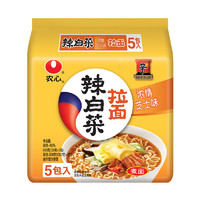 88VIP：NONGSHIM 农心 辣白菜浓情芝士面 600g 芝士五连包