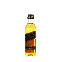 JOHNNIE WALKER 尊尼获加 黑牌 调和 苏格兰威士忌 40%vol 50ml